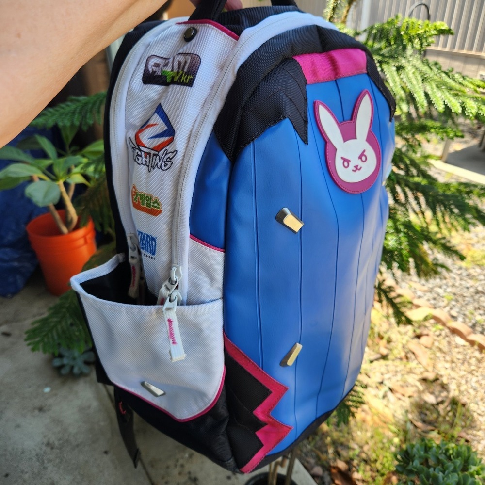 Blizzard Overwatch Bioworld D.Va 3D Cosplay Backpack Authentic 2017 Gamer